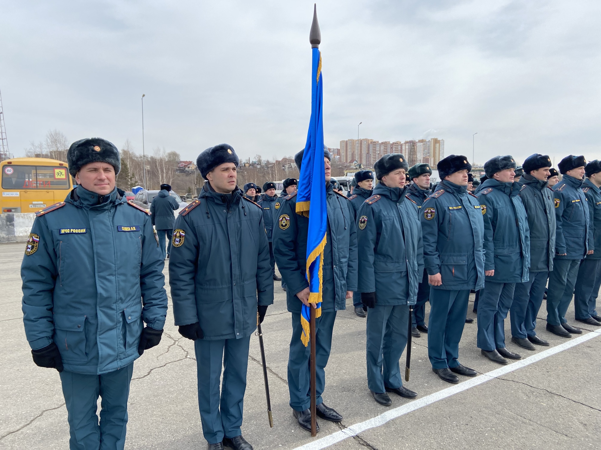 В Иркутске сотрудники МЧС начали подготовку к ПарадуПобеды