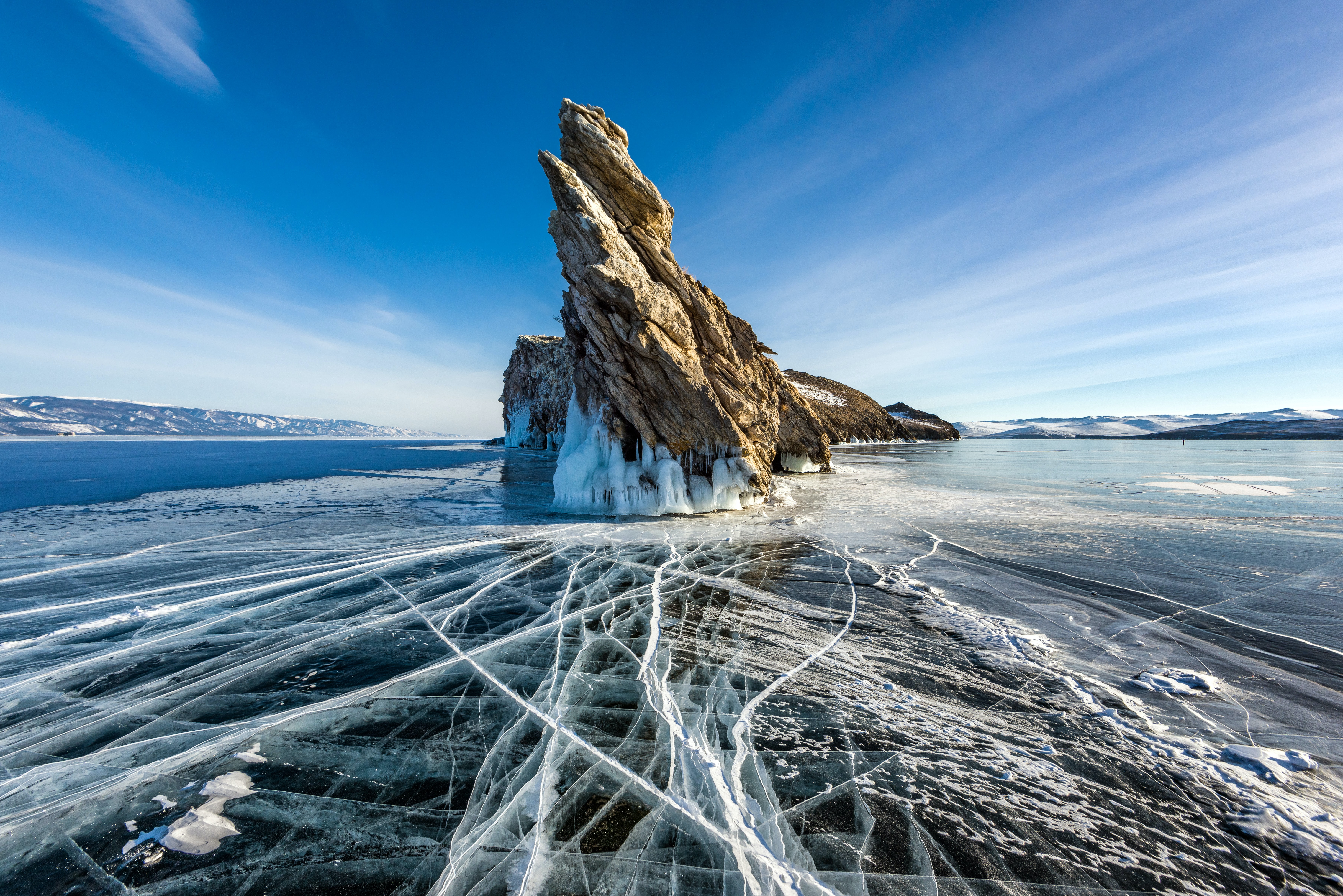 Байкал зимой фото красивые